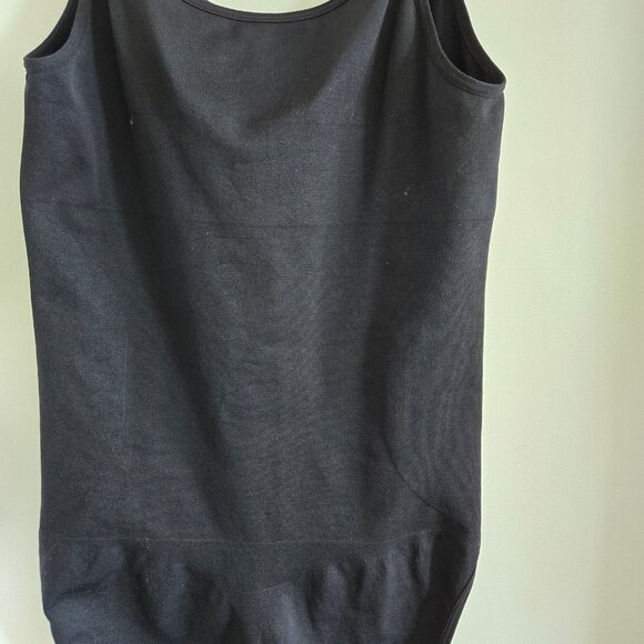 Shapermint Essentials All Day Every Day Scoop Neck Bodysuit - Black / XL - Picture 4 of 9